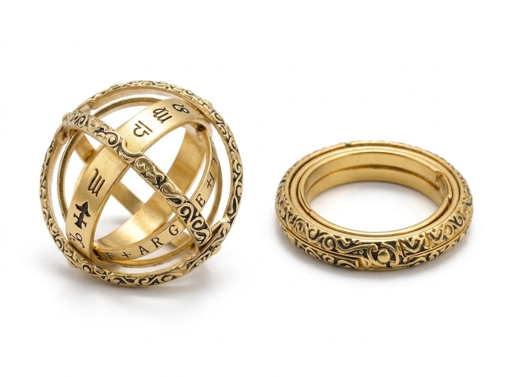 Bague Astronomique - Dorée