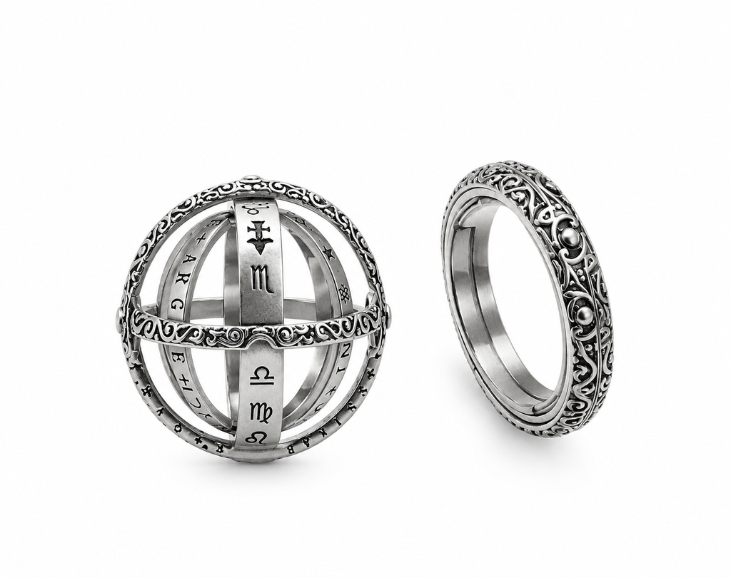 Bague Astronomique - Argentée
