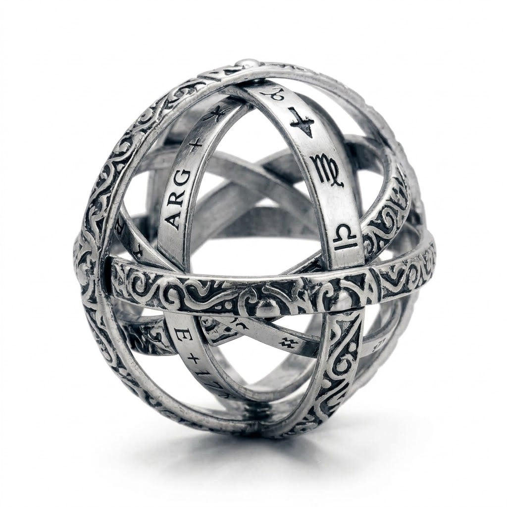 Bague Astronomique - Argentée