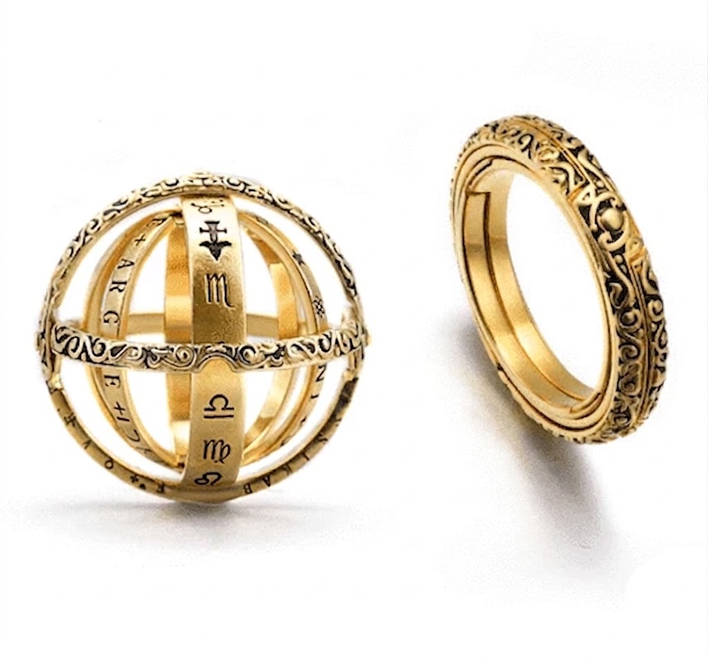 Bague Astronomique - Dorée
