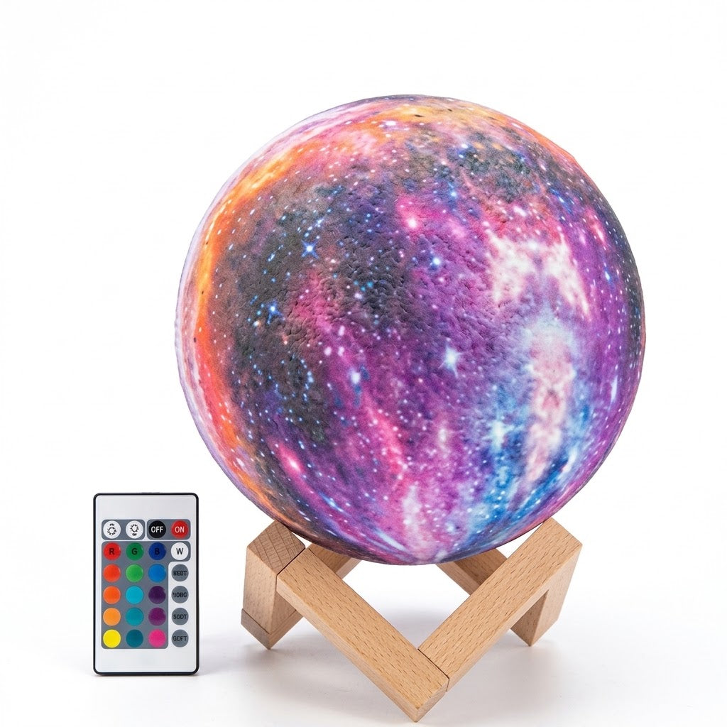 Veilleuse Galaxie 3D - Violette