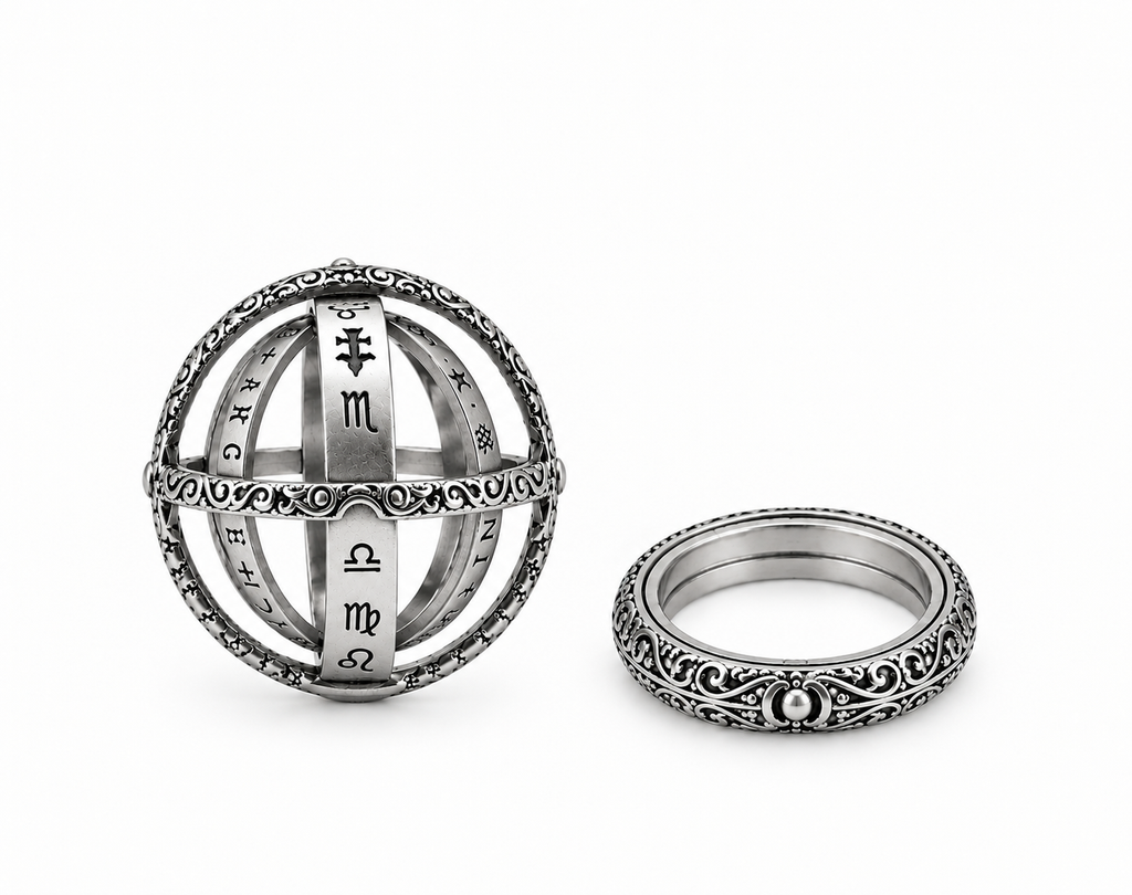 Bague Astronomique - Argentée