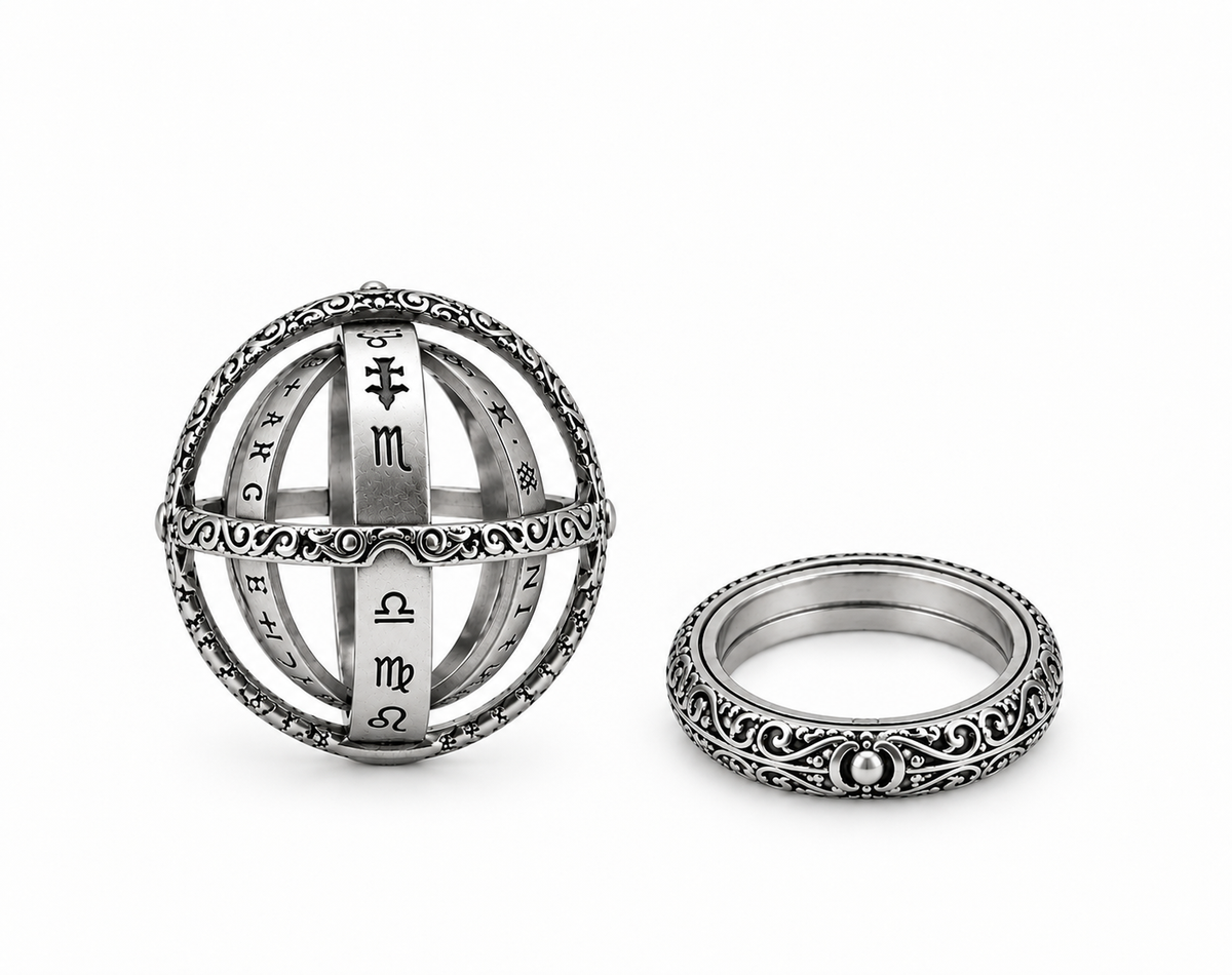 Bague Astronomique - Argentée